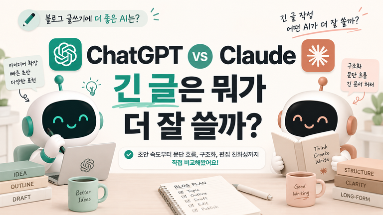 ChatGPT vs Claude, 긴 글은 뭐가 더 잘 쓸까?