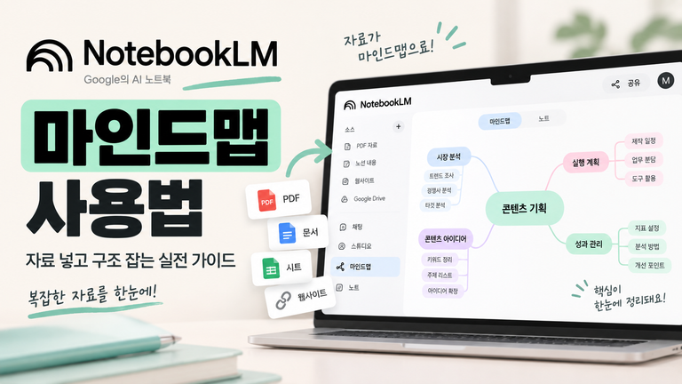NotebookLM 마인드맵 사용법